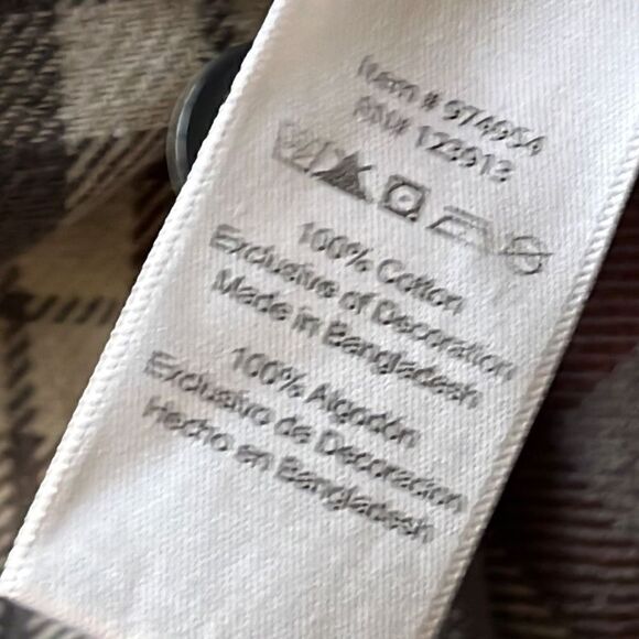 Jachs Heavyweight Cotton Flannel Sz. L - Picture 8 of 8